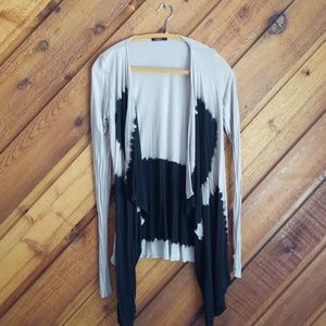 Black and Grey Lightweight Cardi